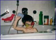 In der Badewanne, Januar 1998